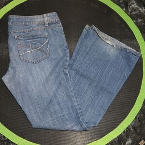 SO Blue Flare Leg Jeans with Classic Denim Style